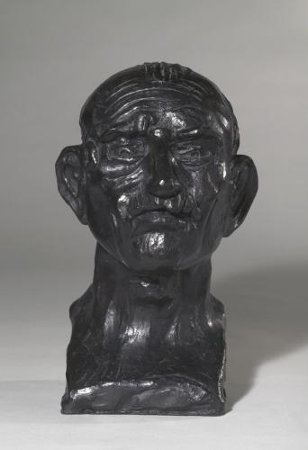 Antonio Ligabue, se stesso - Antonio Ligabue, bronzo